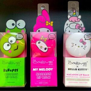 The Creme Shop Sanrio Macaron Lip Balm Limited Edition/Hello Kitty/My Melody/Ker